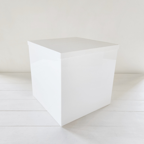 Perspex Gift Card Box - White
